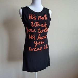 VDP Italian Women's Black Top with Crystals Size M